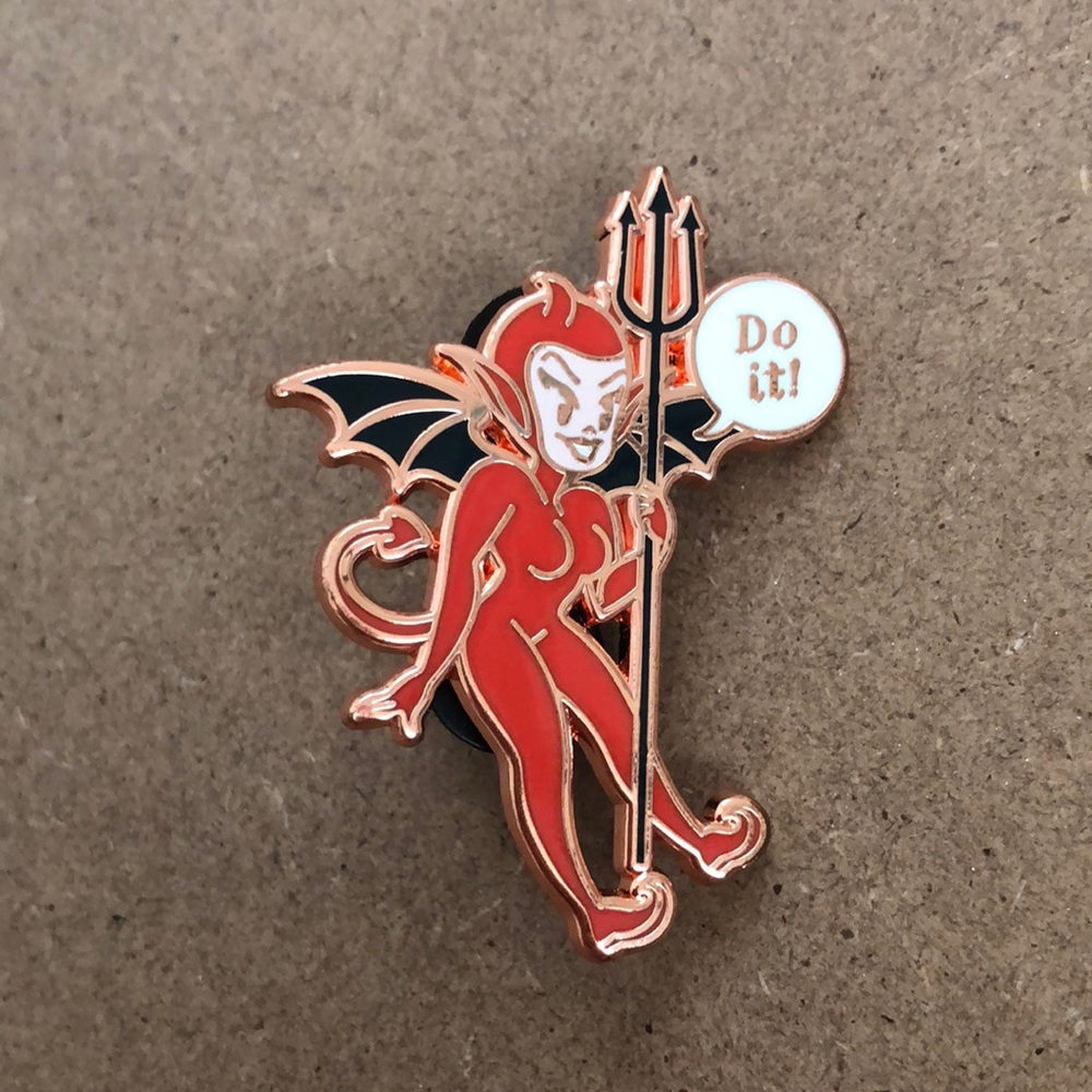Devil Enamel Pin